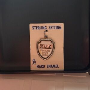 Vintage Hershey Chocolate Town U.S.A Hard Enamel Charm for Bracelet